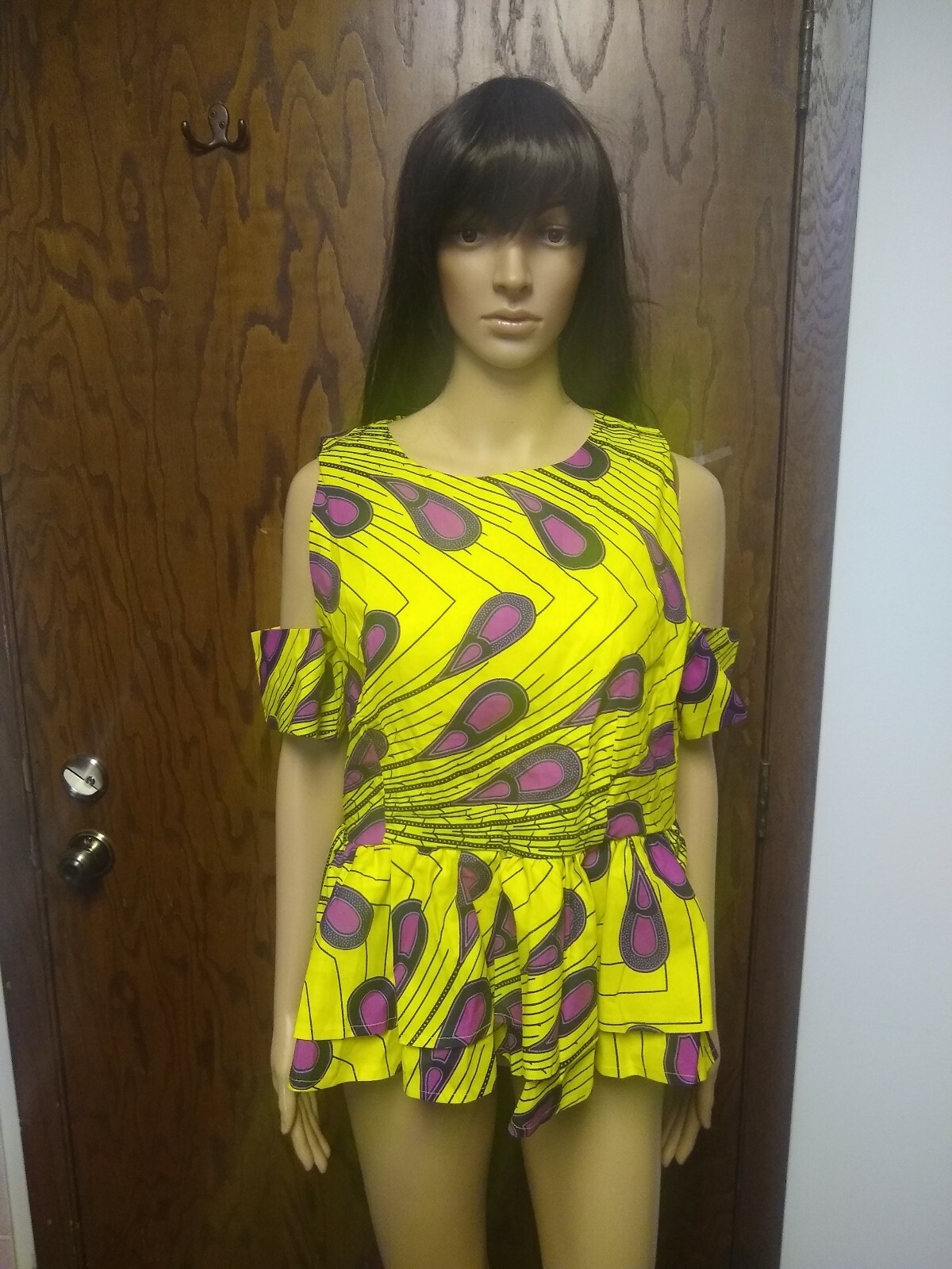 African Wax Print Top