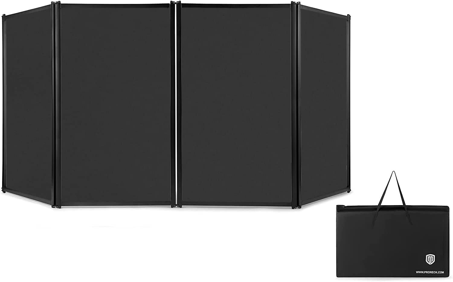 Proreck DJ Foldable Facade Portable Event Scrim Panel Black