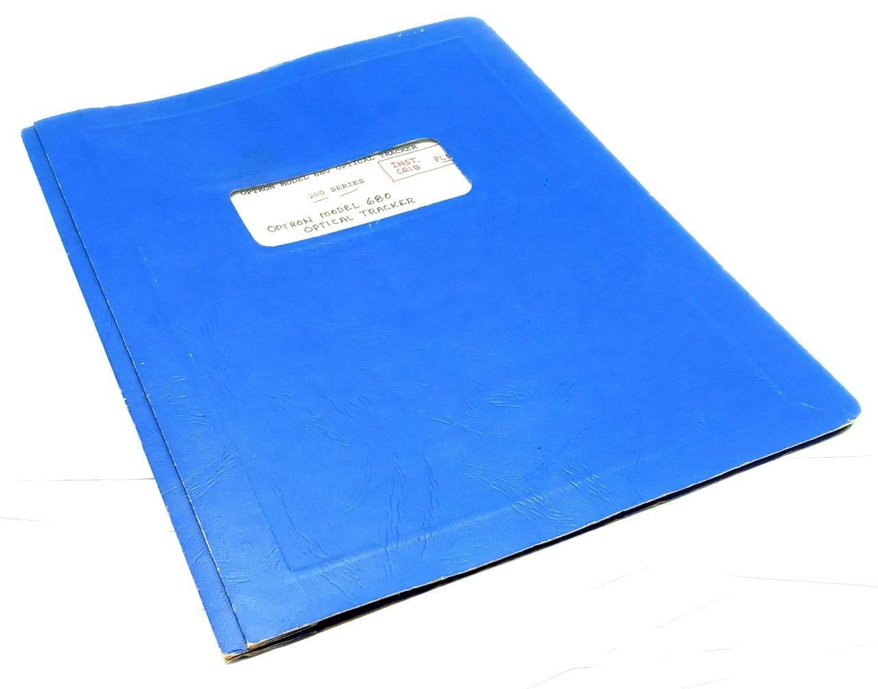 Optron Model 680 Optical Tracker Operating Manual
