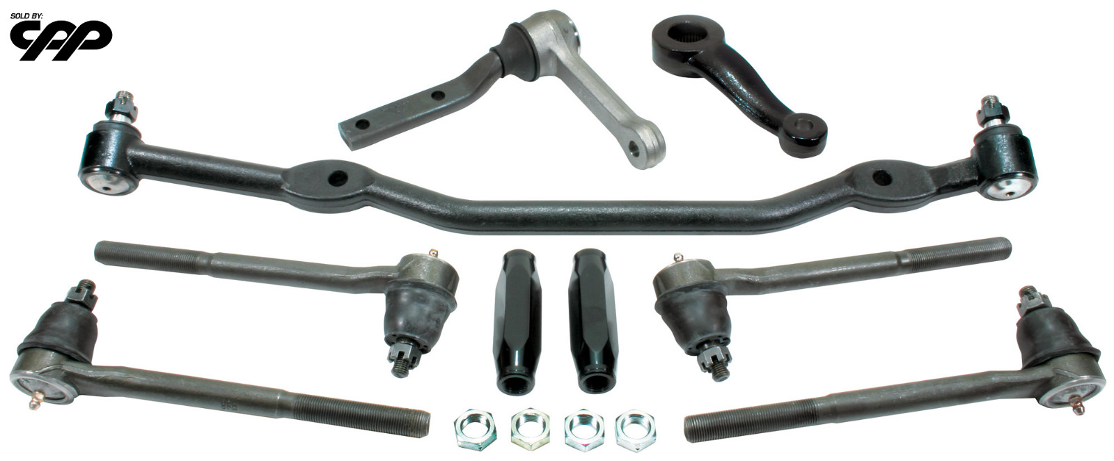 1964-67 Chevy Chevelle El Camino Front Suspension Complete Steering Linkage Kit