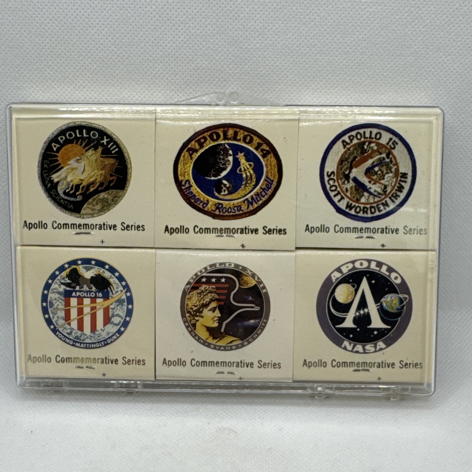 RCA NASA Apollo Commemorative Collector's 12 Matchbooks in Original Case Vintage