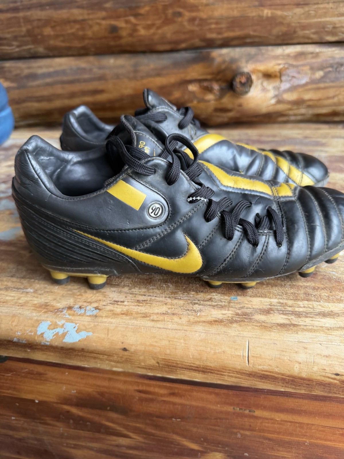 NIKE TOTAL 90 SHIFT FG Vintage Soccer Cleats Football Boots Sz 10 US