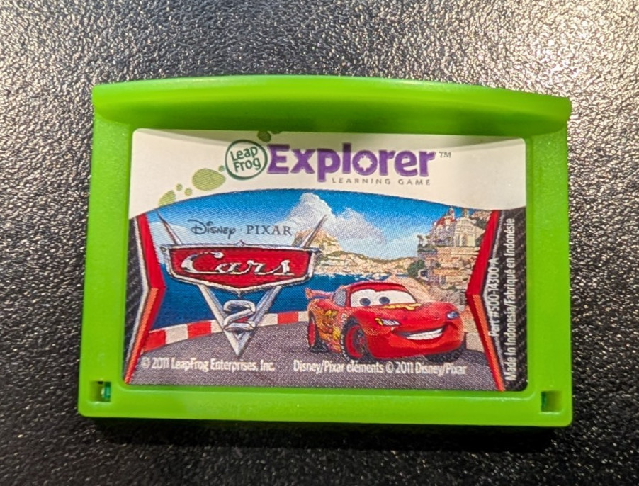 Leap Frog Explorer Learning Game Cartridge for Disney Pixar Cars 2