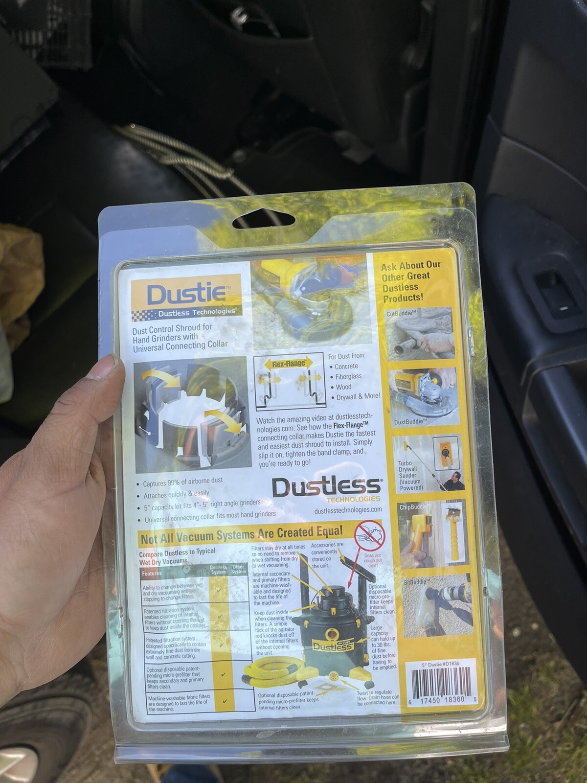 Diamabrush 5" Dust Shroud, Dust Control System