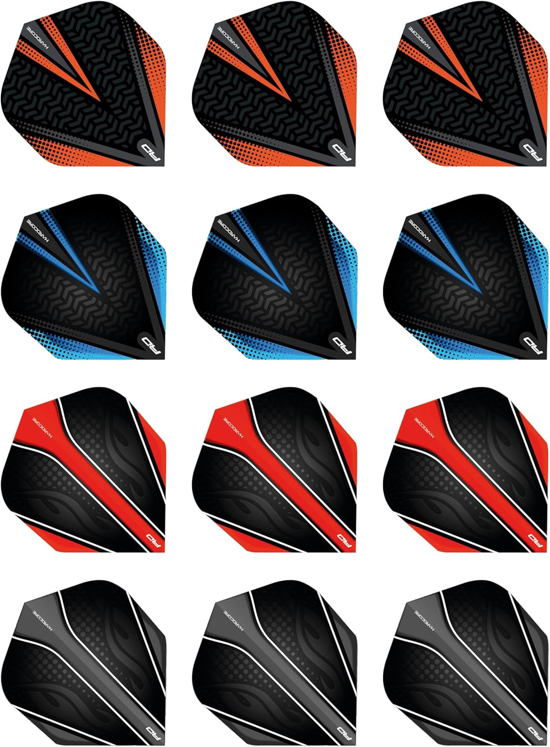 Hardcore Selection Pack Extra Thick Standard Dart Flights