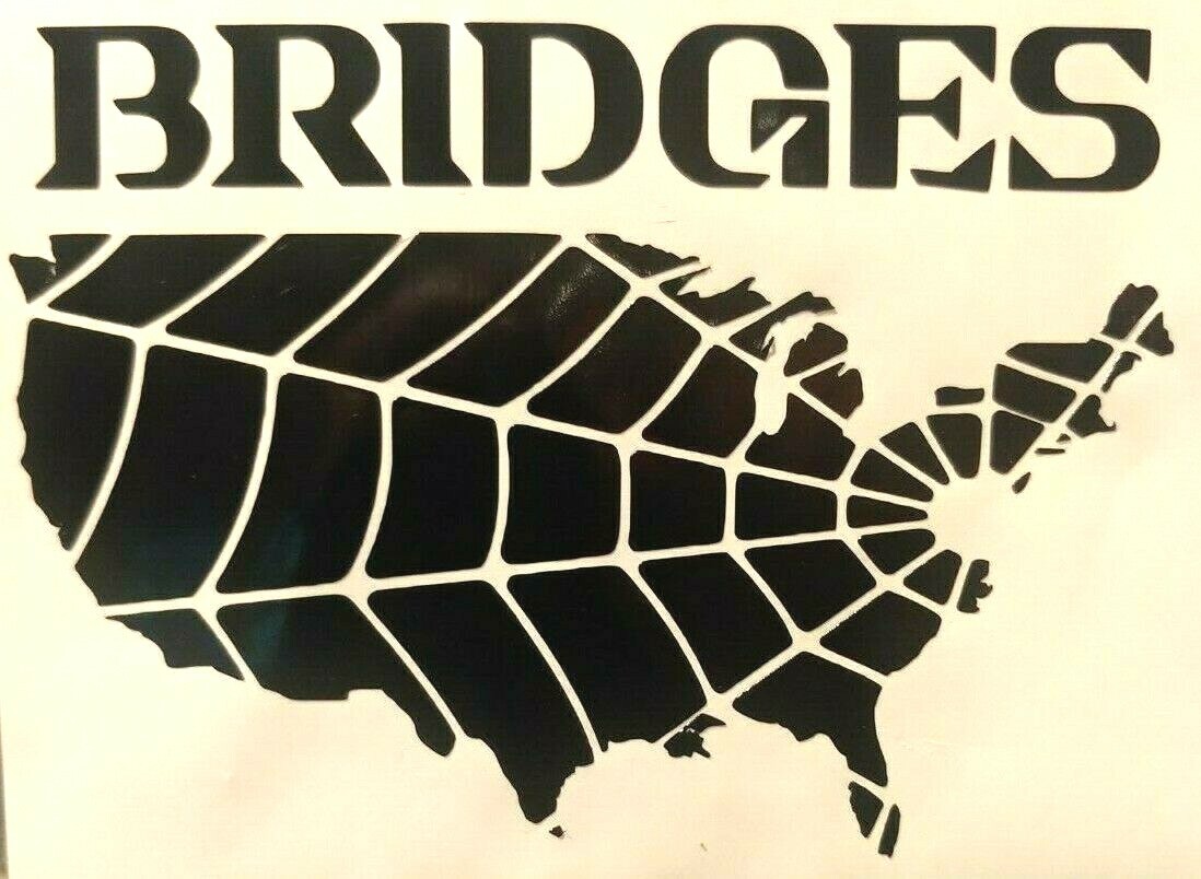 BRIDGES Logo vinyl sticker decal choose size/color Death Stranding