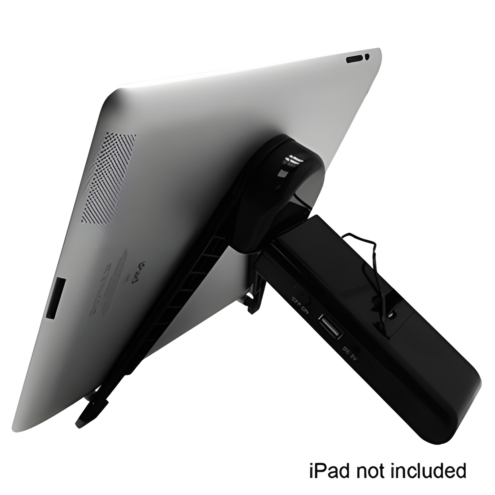 Hype HY-590-BLK Adjustable Tripod Stand Tablet Phone Holder 3.5mm Speaker New