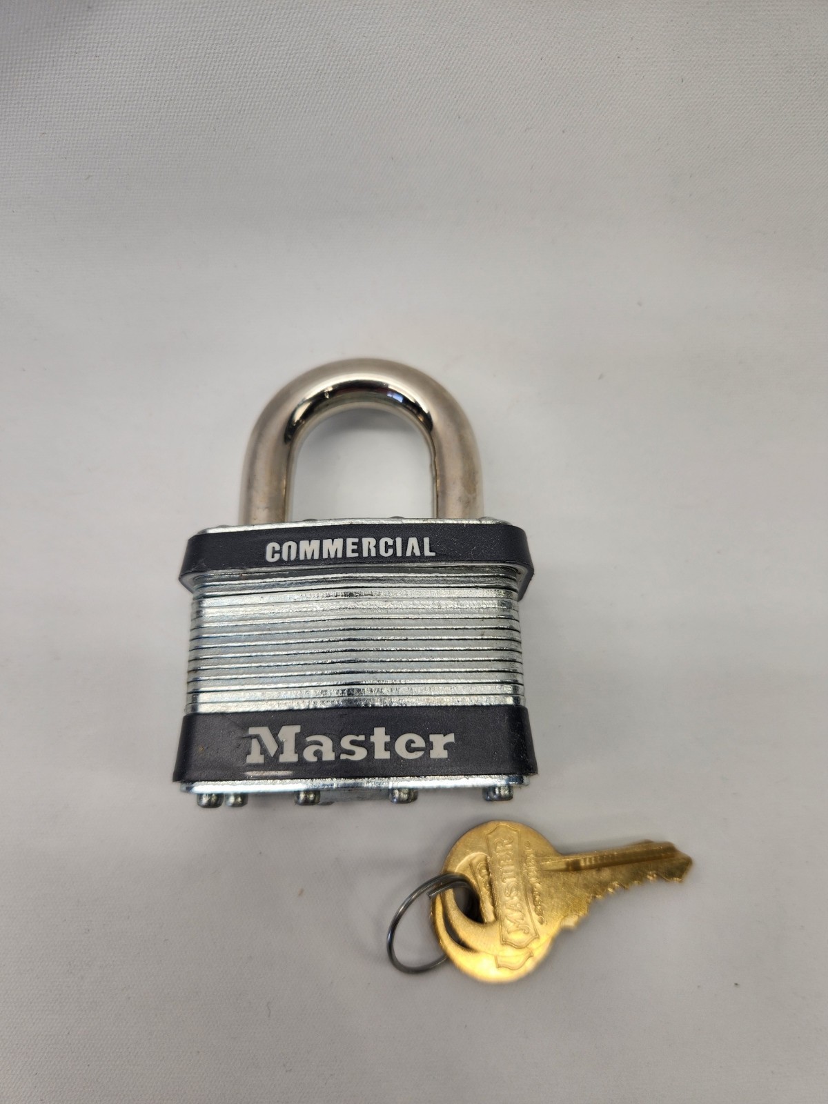 10 pack Master Lock 5KA- 1" Laminated Keyed Alike Laminated Padlock