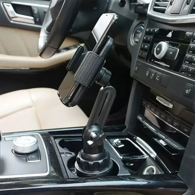 Universal 360° Adjustable Car Mount Cup Stand Cradle Holder For Cell Phone