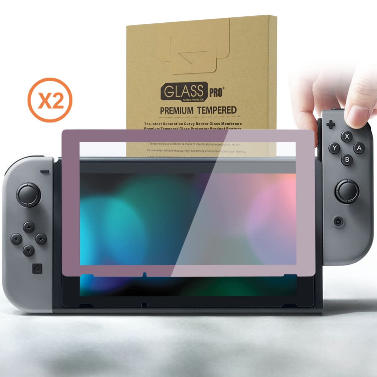 switch protective film dark grayish violet
