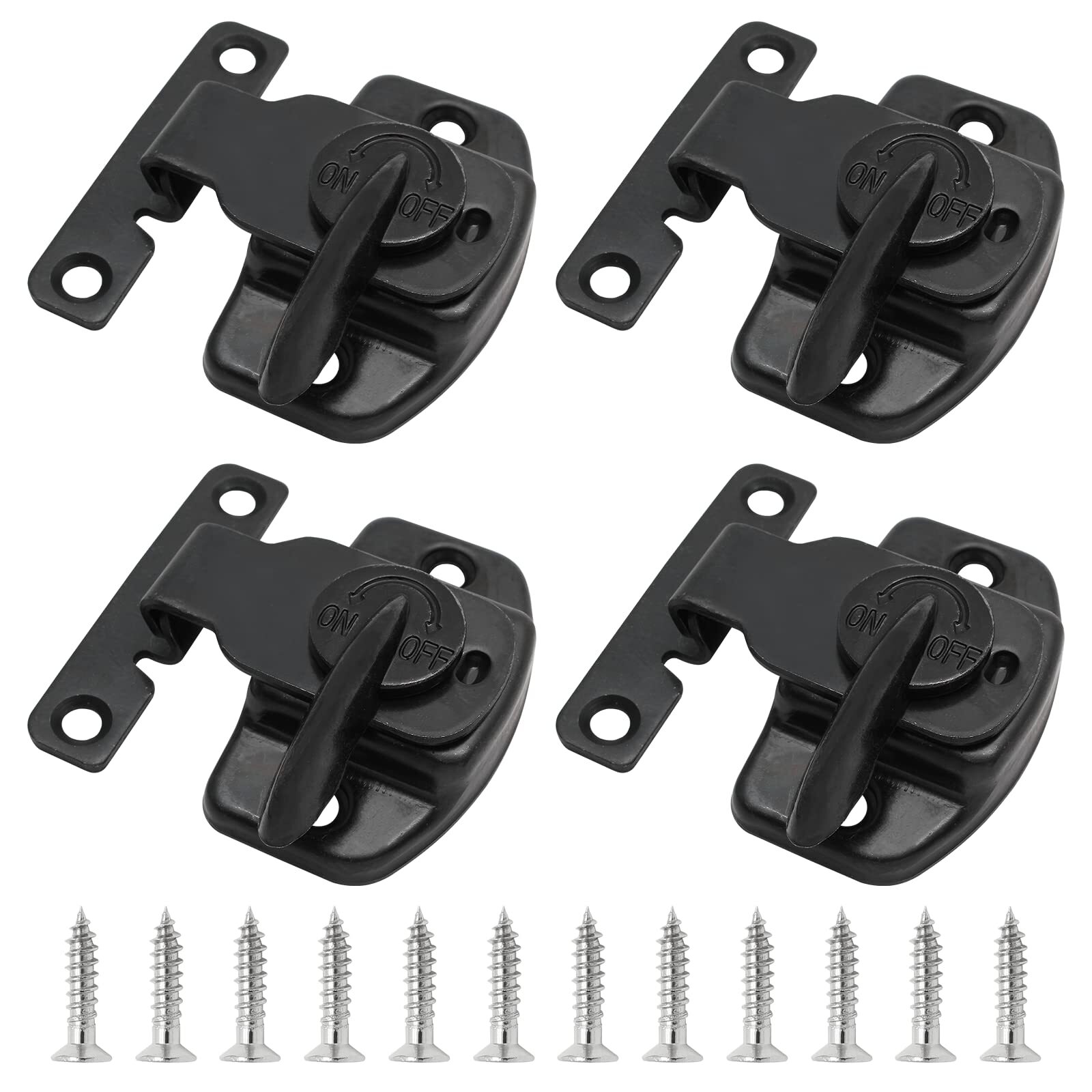 4 Pieces Metal Dining Table Locks Dining Training Table Buckles Latches Table...