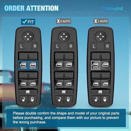 Power Master Window Switch Compatible Grand Caravan&Town & Country 2012-2017