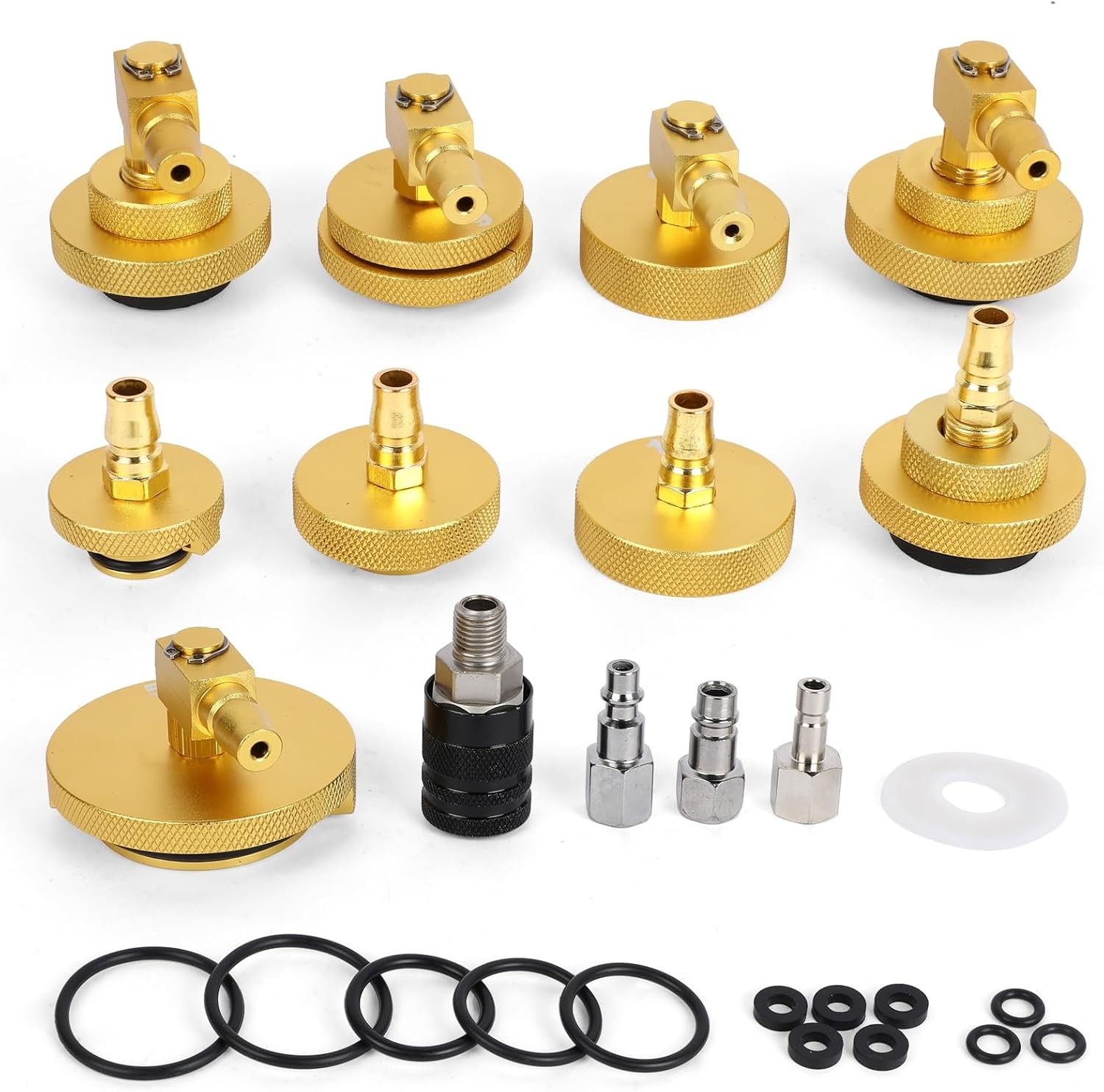10Pc Car Brake Fluid Bleeder Adapter Set for AST603/F109 Master Cylinder Adapter