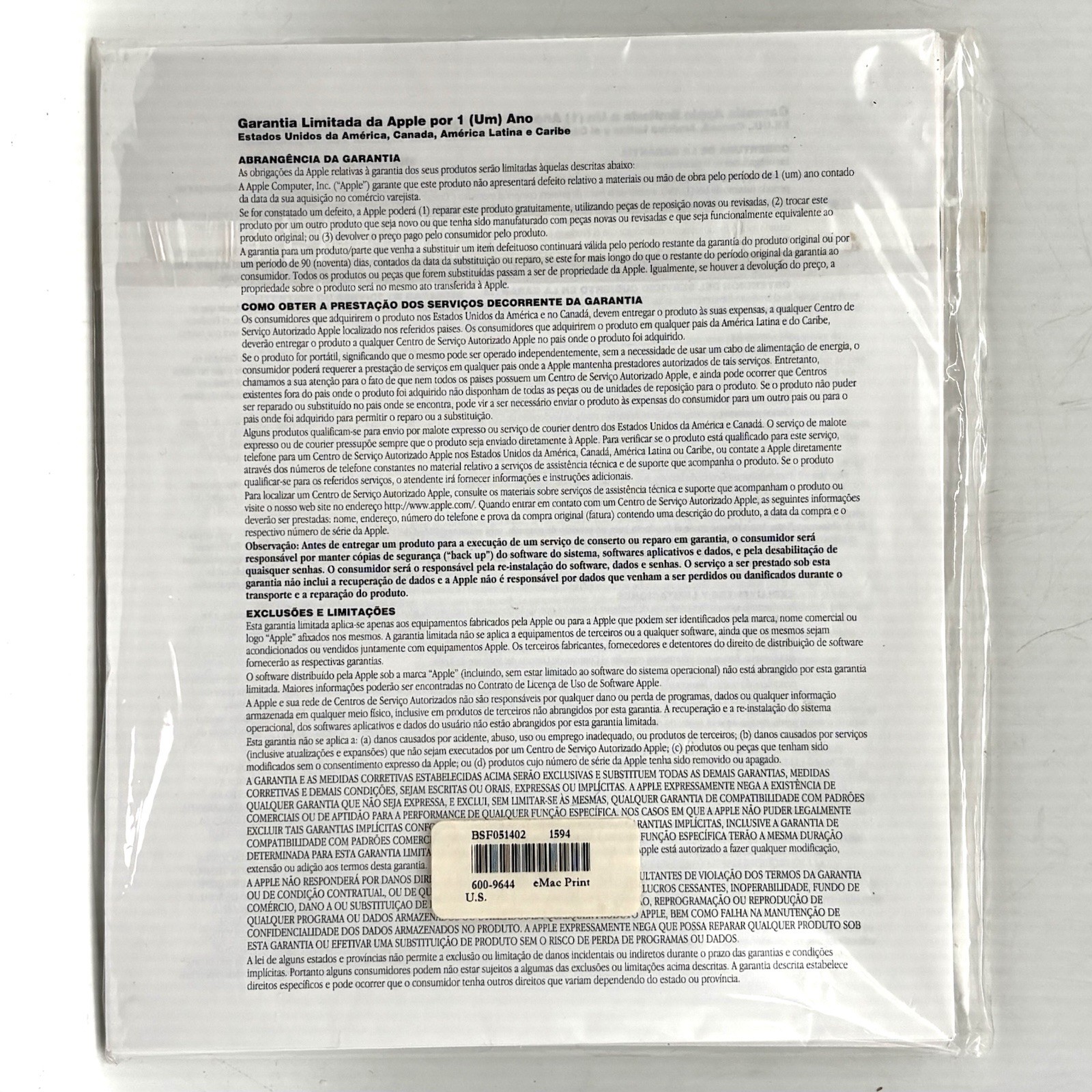eMac Setup, User's Guide, Other Ephemera, 2002