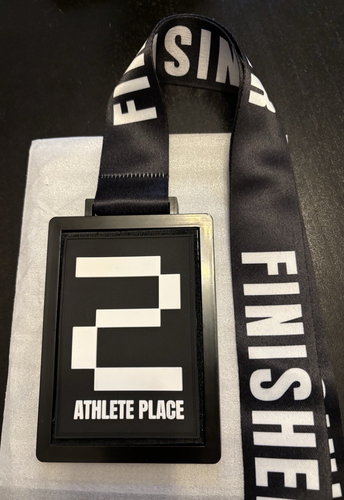 Number 2 Athlete Place Podium Patch