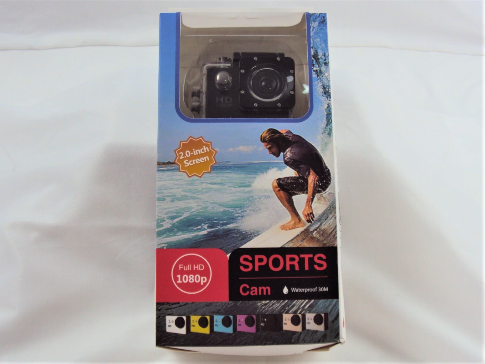 NEW SPORTS FULL HD 1080P CAM WATERPROOF 30M CYCLE HIKING JETSKI BOATING SKI