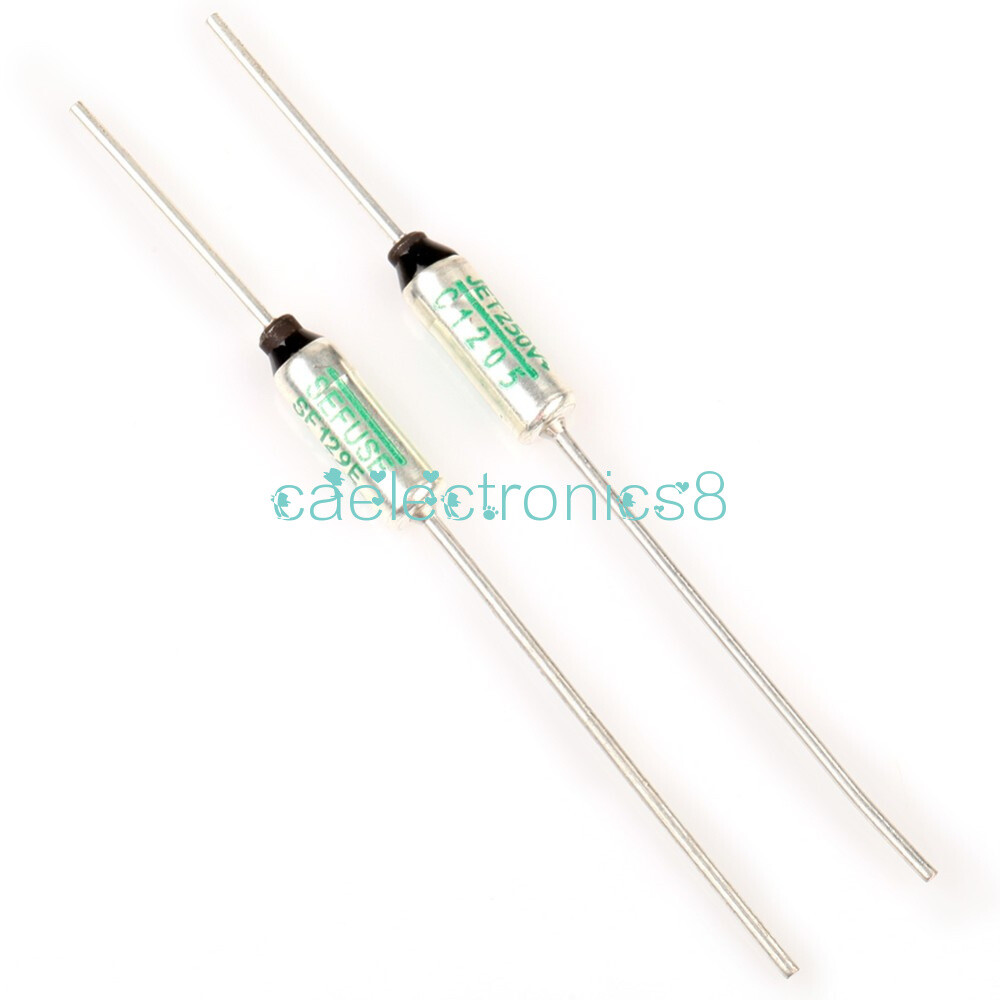 10PCS SF129E SEFUSE Cutoffs NEC Thermal Fuse 133°C 133 Degree 10A 250V