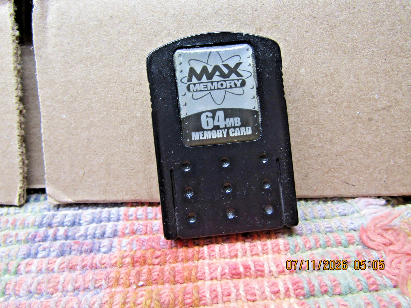 PLAYSTATION 2 64 MB MAX MEMORY CARD WORKS, TESTED !!