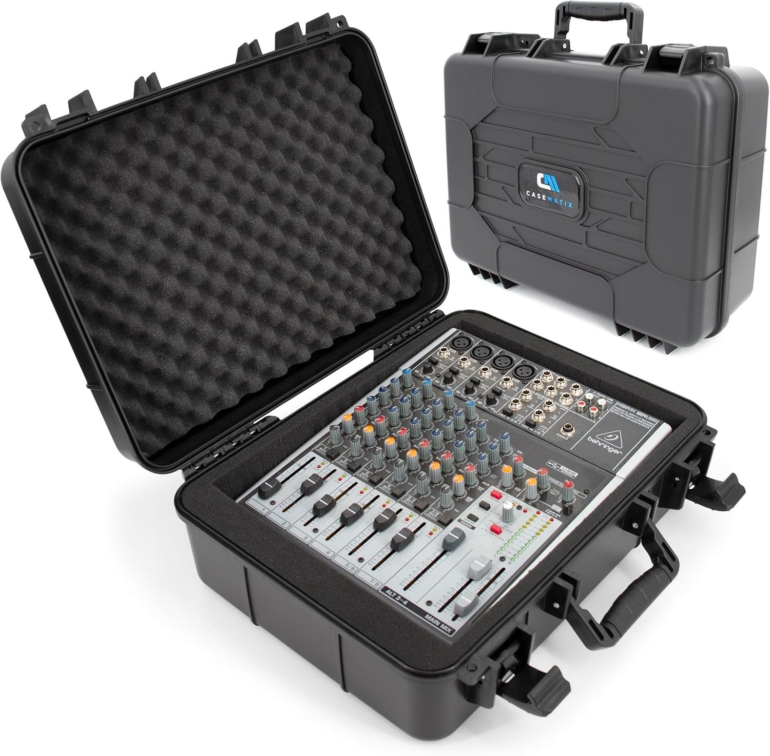 16" Hard Travel Case for Behringer Mixers - Durable & Customizable Protection