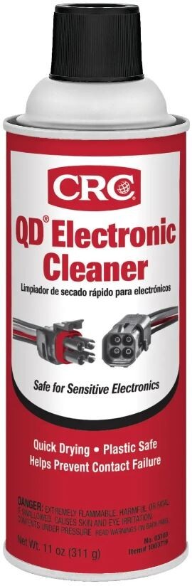 CRC Industries 05103 Electronic Cleaner QD Circuit Breakers Circuits Contacts