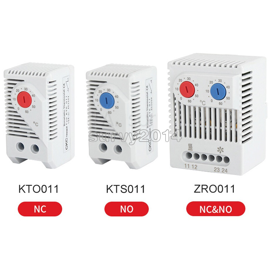 Normal Open Closed Temperature Controller Industrial Thermostat KTS011 ZR KTO011