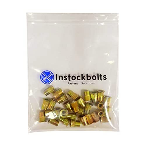 20pcs 3/8''-16 Rivet Nuts Threaded Insert Nutsert Rivnuts Carbon Steel
