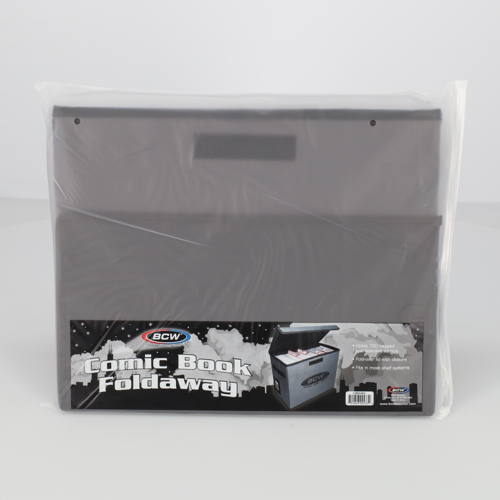 BCW Foldaway Comic Book Storage Box Light-Weight Collapsible Modern / Silver Era