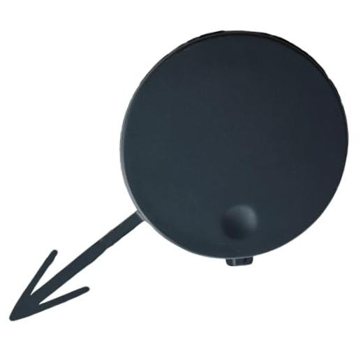 Front Bumper Tow Hook Cover Cap Tow Eye Cap Fit for Ford Explorer 2018-2019,