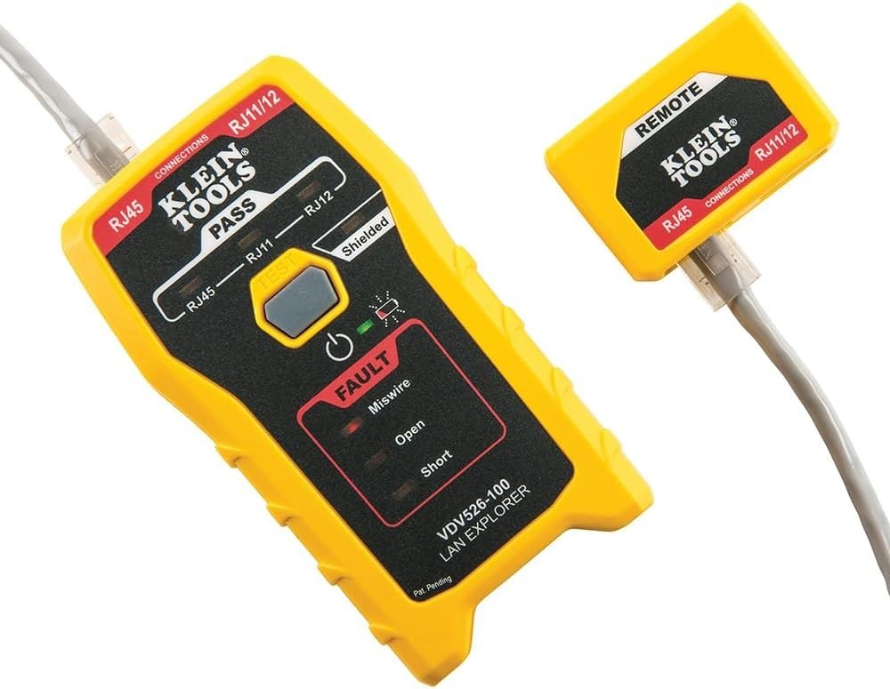 Compact 100 Network LAN Cable Tester with Remote - Perfect for Professionals
