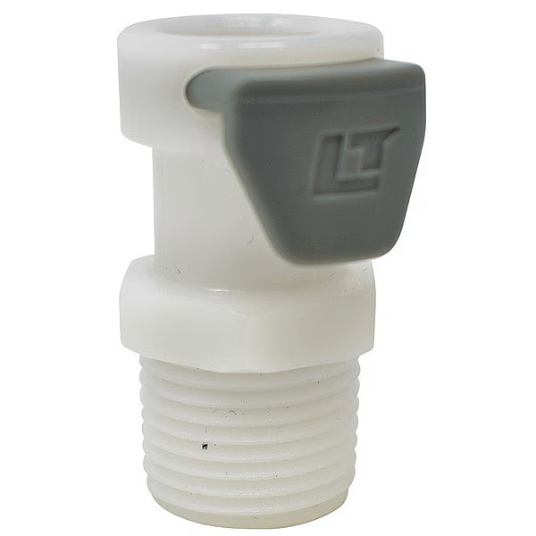 Nephros Coupler, 1 in H, Plastic, 3/8 in Dia 70-0902 Nephros 70-0902 Plastic