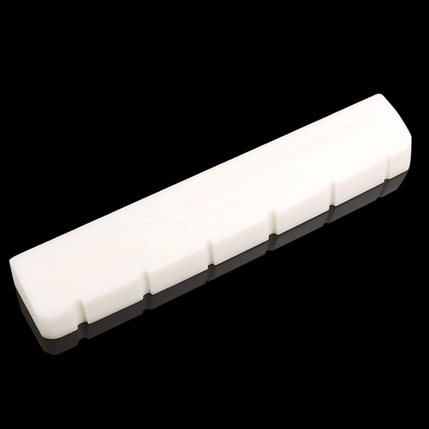 6 String Guitar Bone Bridge Saddle and Nut Made of Real Bone (For Classic)