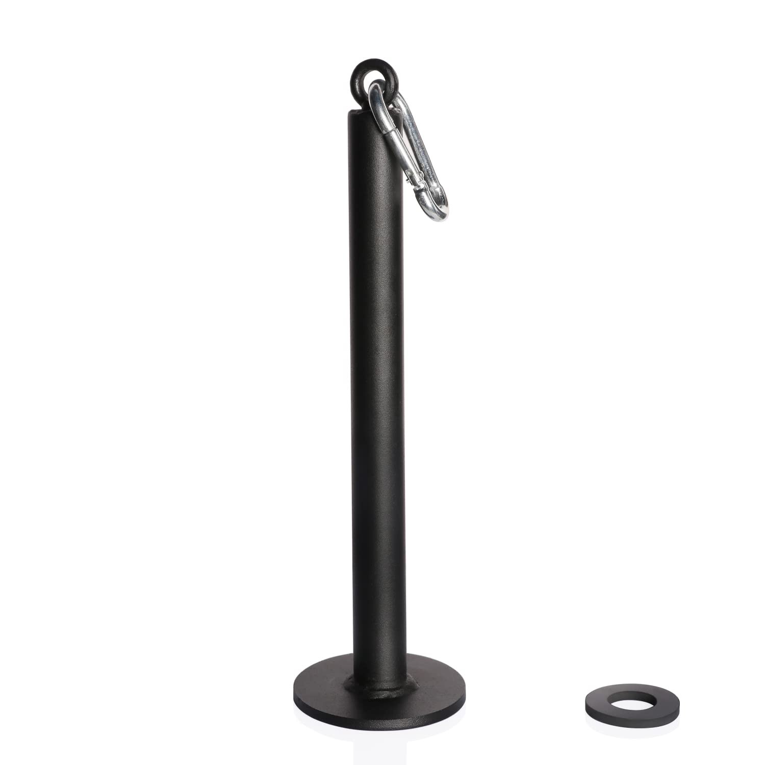 Loading Pin for 1-Inch Weight Plates with Carabiner - Fitness Accessory