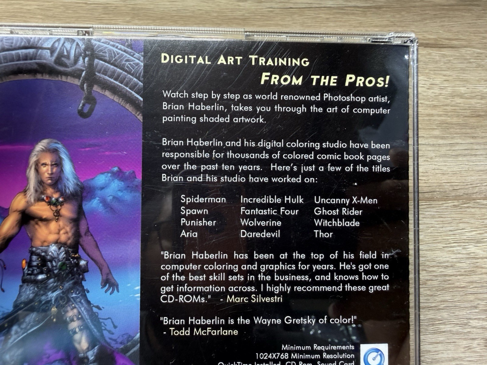 Digital Art Tutorials Grayscale Painting CD-ROM Adobe Photoshop Lessons Training
