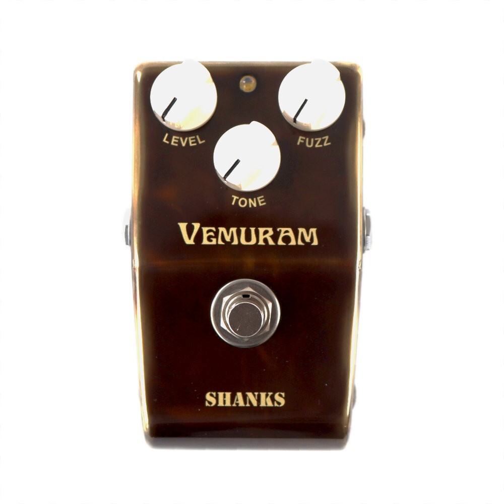 VEMURAM SHANKS II Fuzz Guitar Effects Pedal Level, Fuzz, Tone / Bias Trimmer