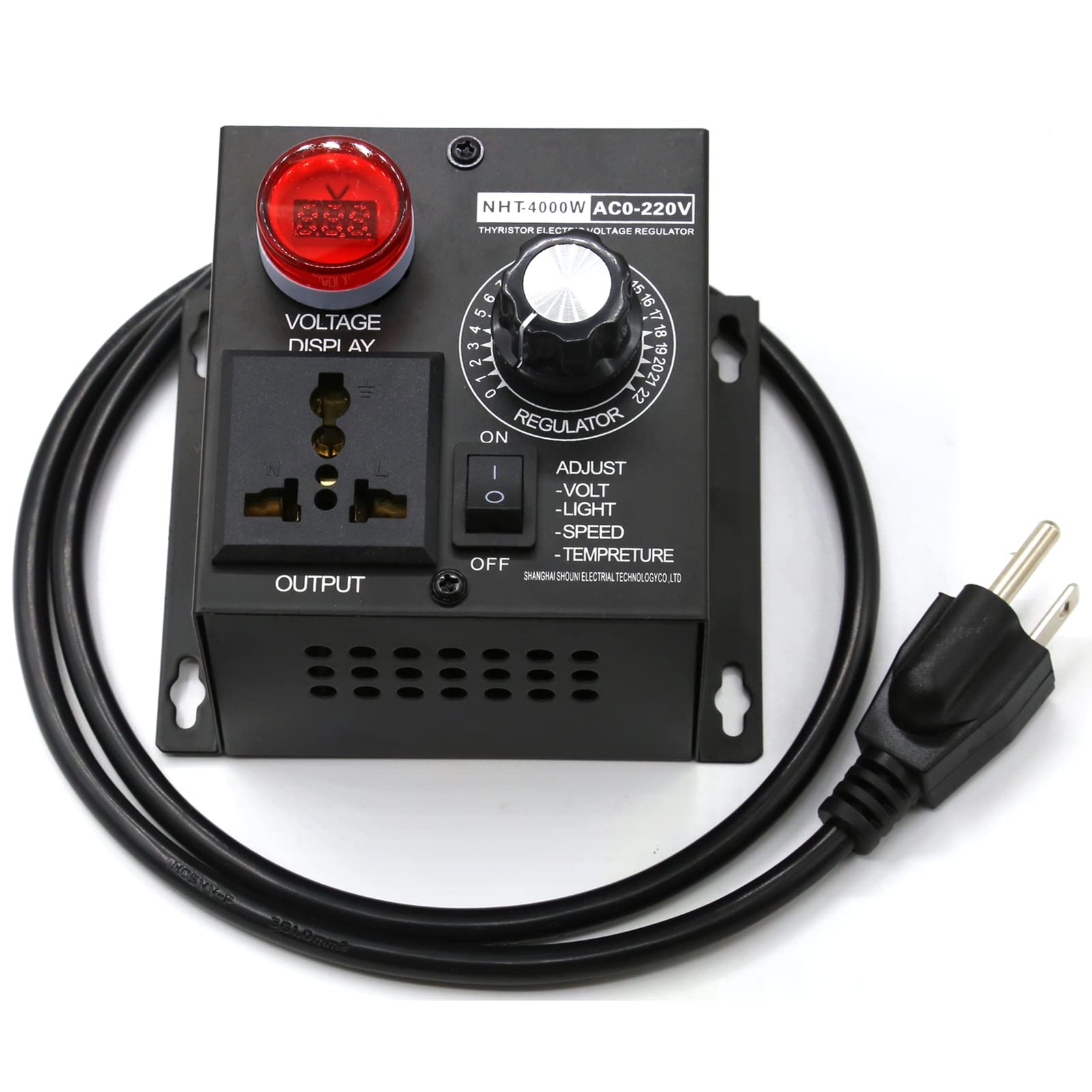 AC Motor Speed Controller 120V Variable Speed Controller & Fan Speed Controll...