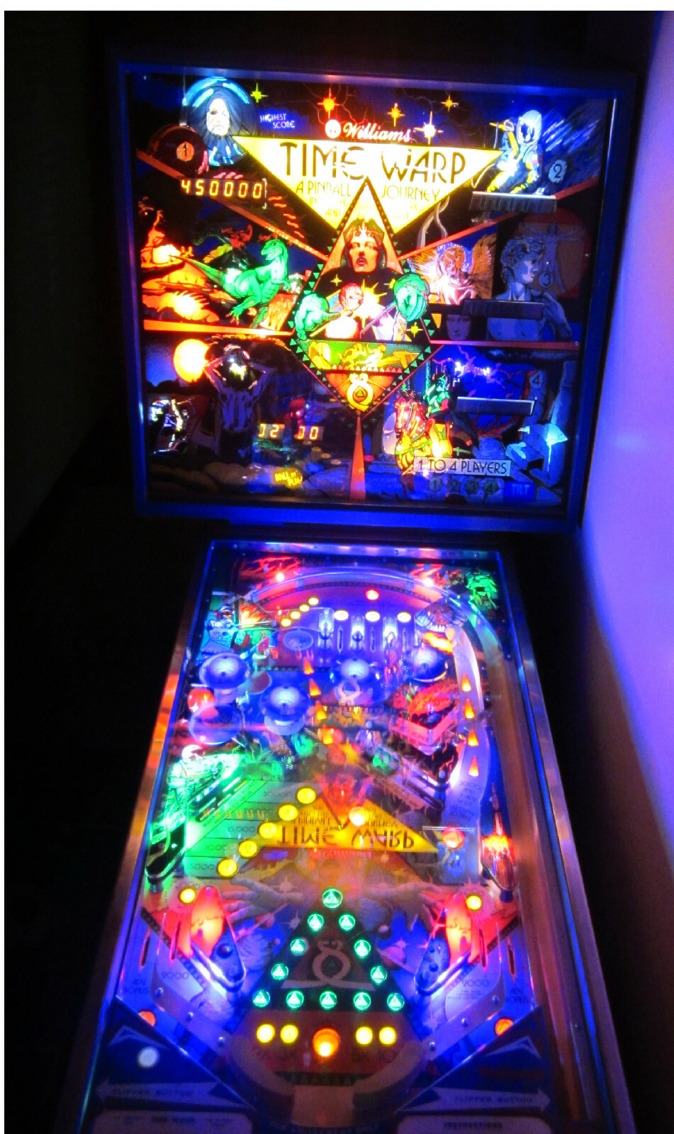 TIME WARP Pinball LED Lighting Kit custom SUPER BRIGHT KIT