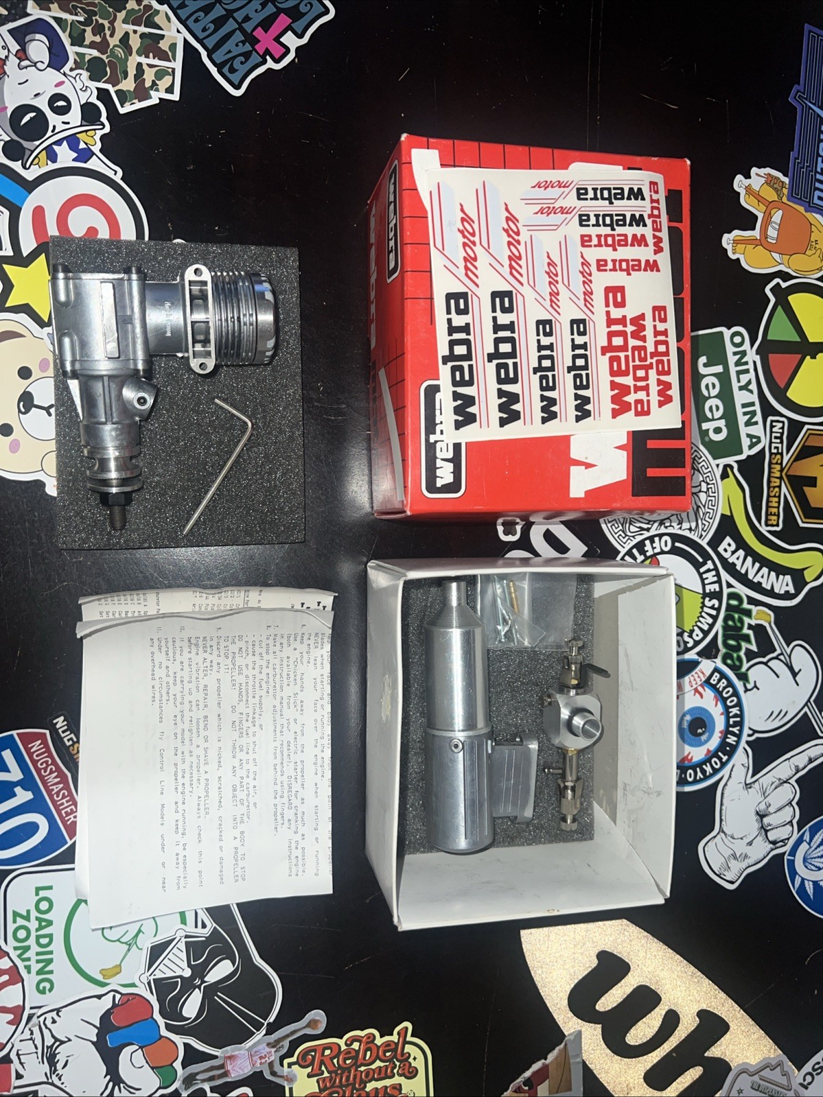 Webra Engine - Webra 40 Silverline RC - New