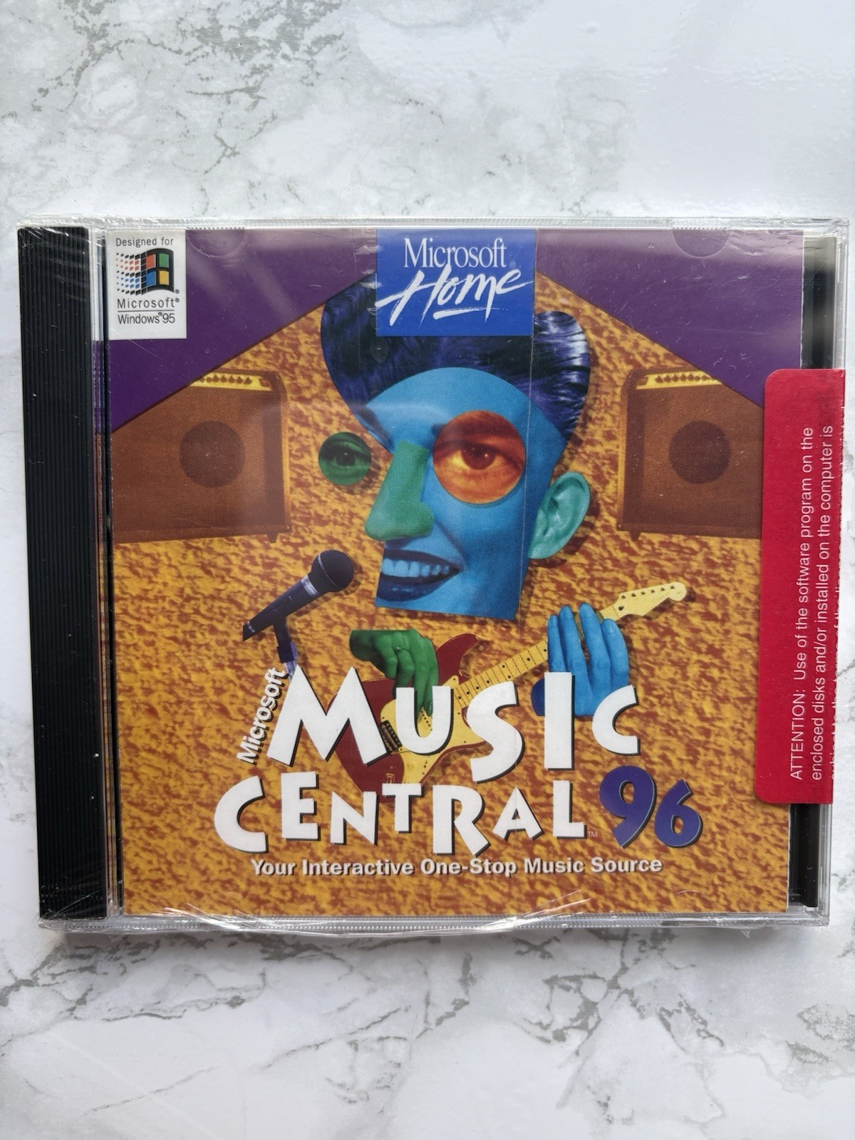 NEW SEALED Microsoft Music Central Interactive PC Computer Program 1995