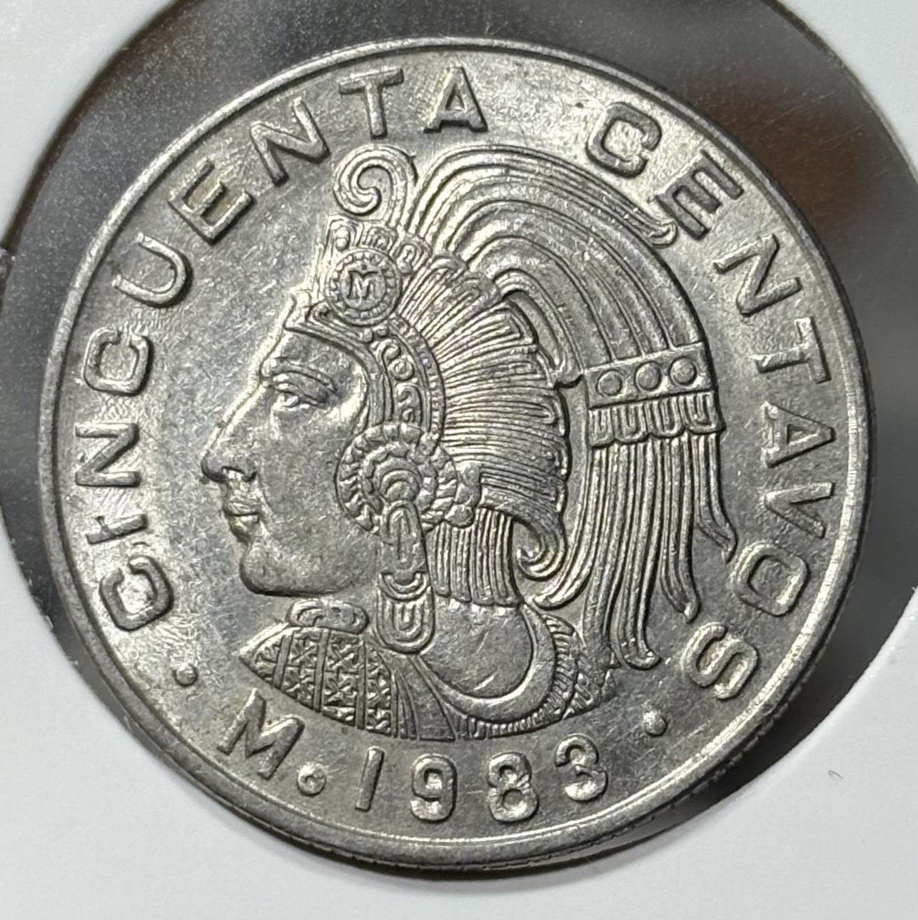 1983 Mexico 50 Centavos Fifty
