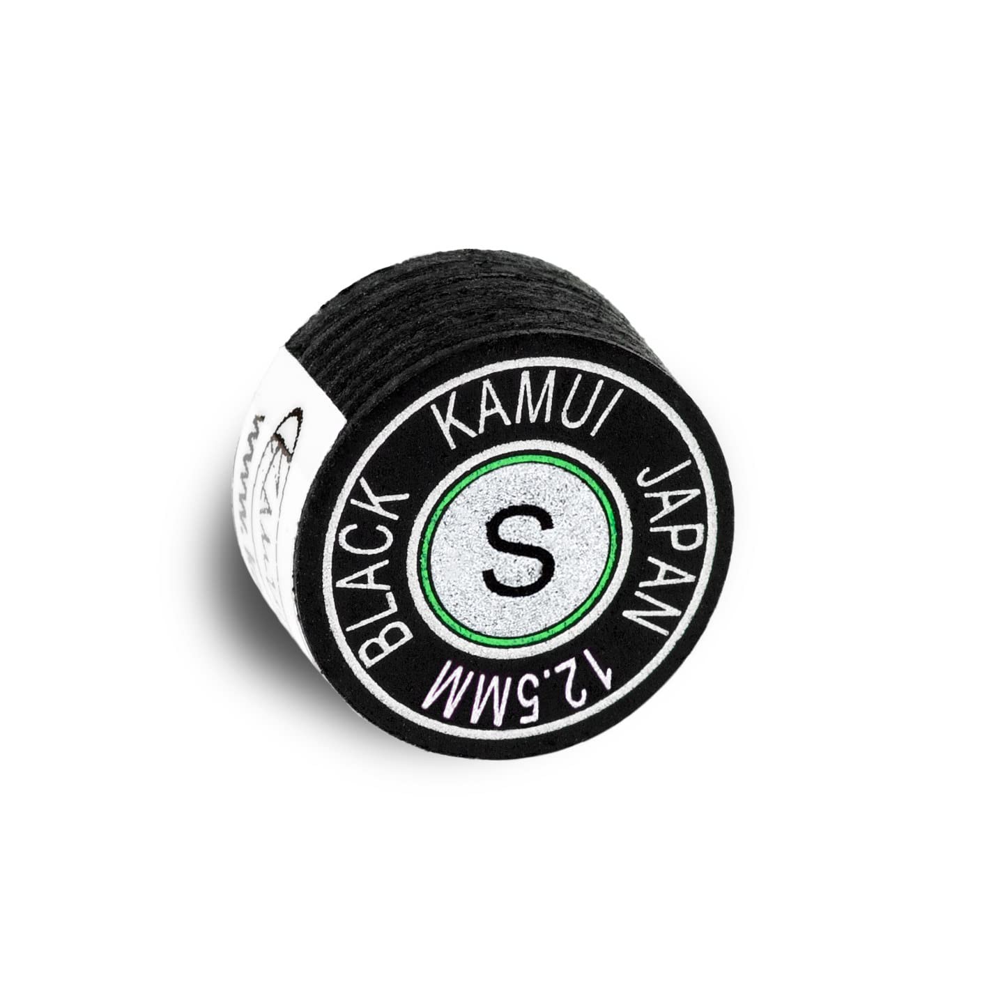 KAMUI Black Laminated Pool Billiard CUE TIP - 1 pc Soft 12.5 mm