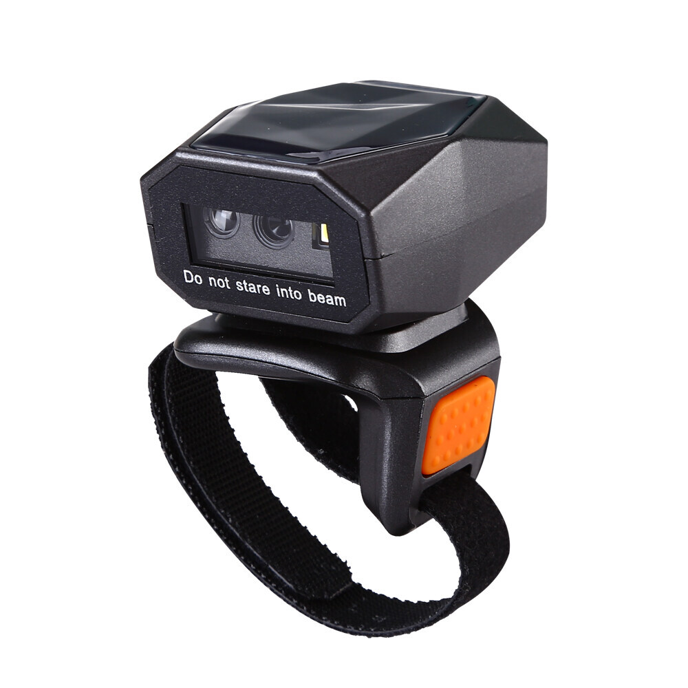 Eyoyo Mini Finger Barcode Scanner Wireless 2D Wearable Ring Scanner for PC Phone