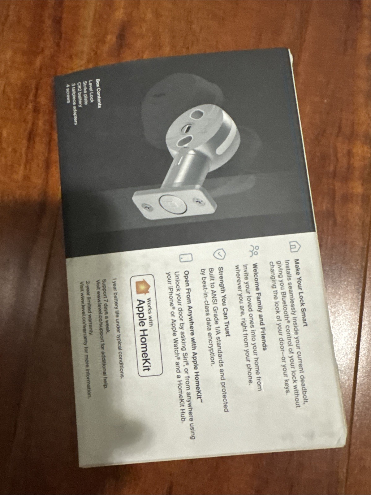 Sealed Box Level Bolt Keyless Entry Smart Lock (C-B11U)