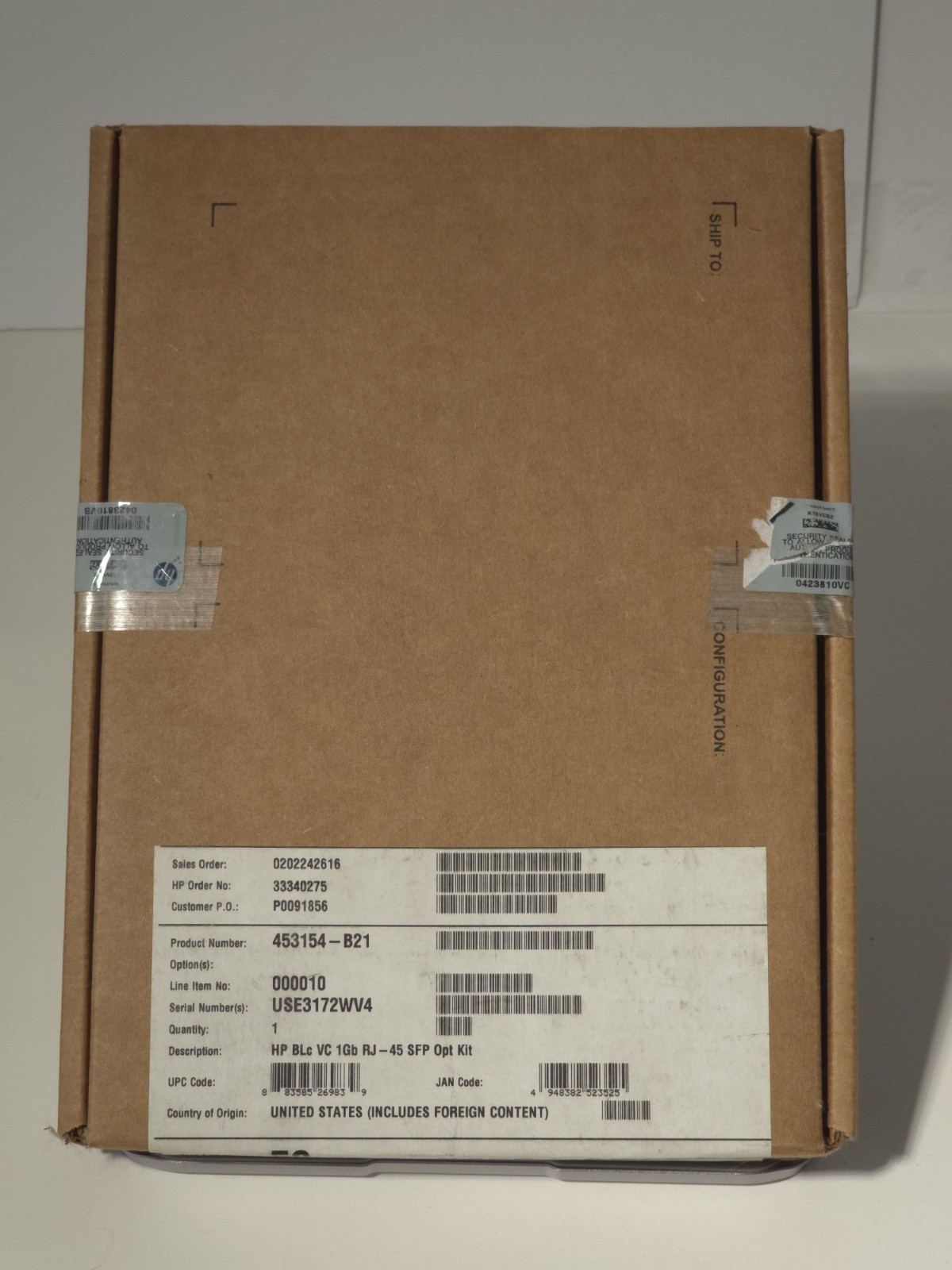 HP 1Gb SFP RJ-45 Module