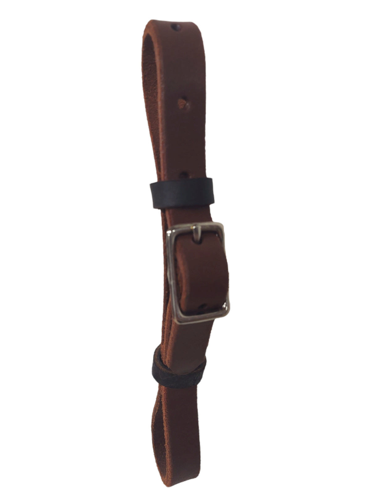 HR Saddlery Leather Curb Strap Hot Oil With Silver Buckle – Western Horse Tack,