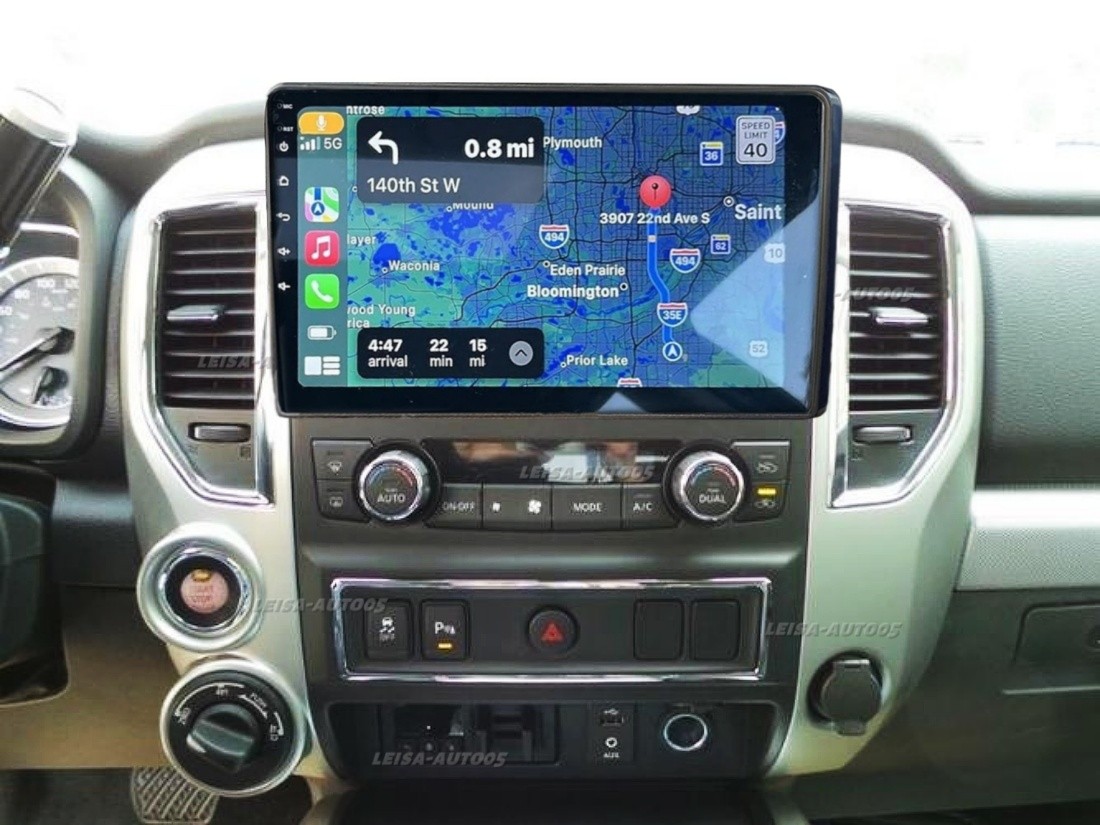 For Nissan Titan 2017-2024 Android14 Carplay Car Stereo Radio GPS FM NAVI 4+64GB