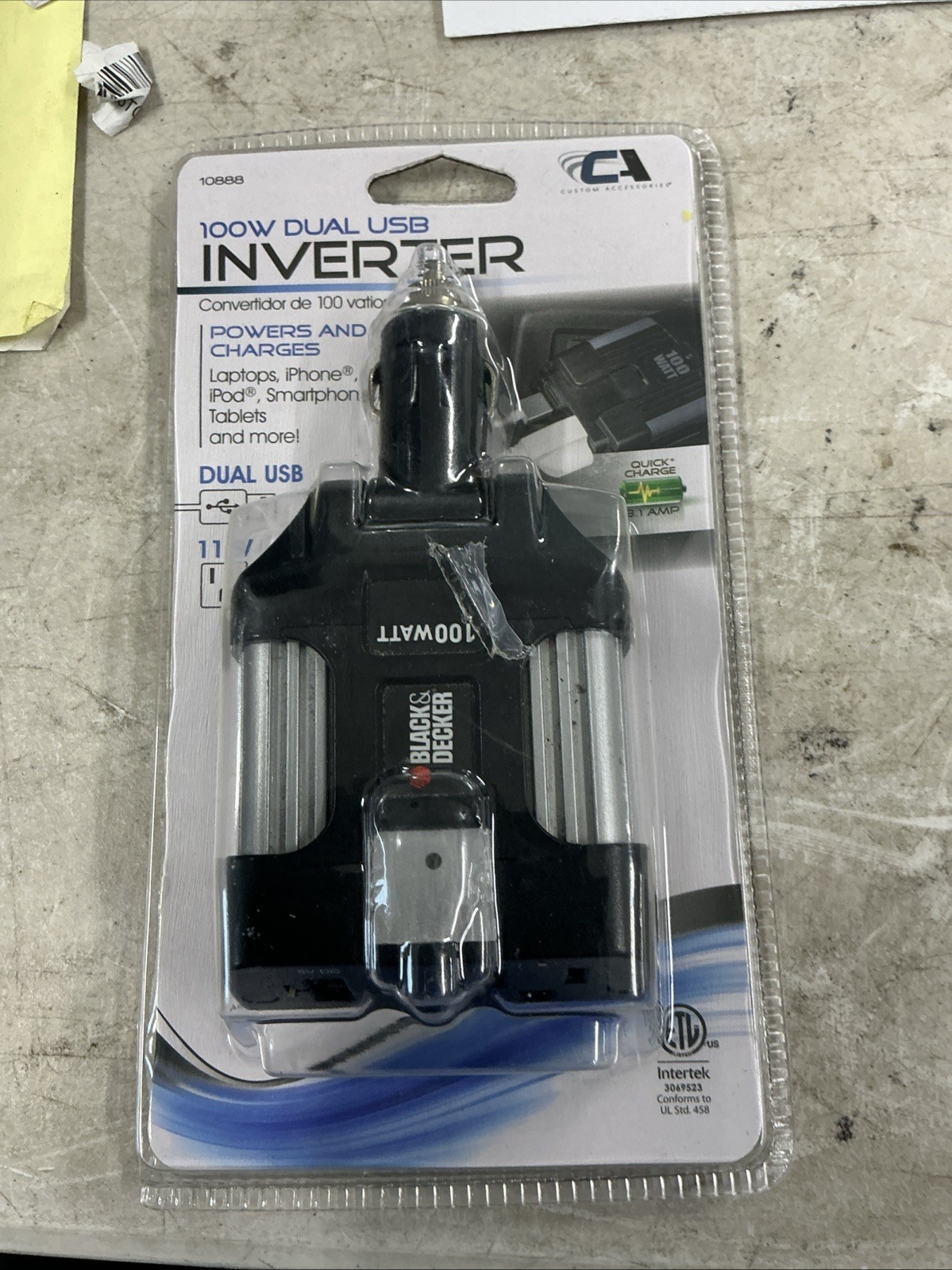CUSTOM ACCESSORIES 100W DUAL USB INVERTER  NEW in Packaging