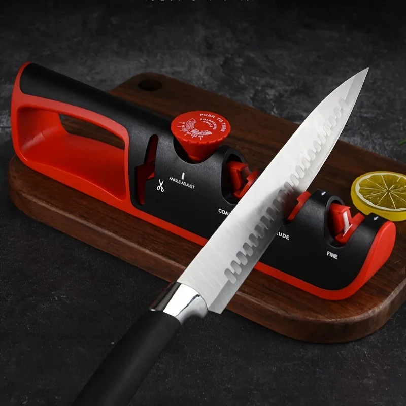 Kitchen Knife Sharpener Adjustable Angle Scissors Knives Sharpening Grinding Mac