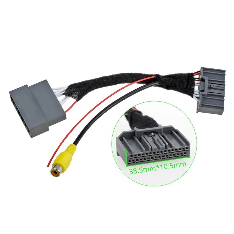 For Honda Civic 2017-2019 Car 32Pin Rearview Input Camera Wire Harness Adaptor
