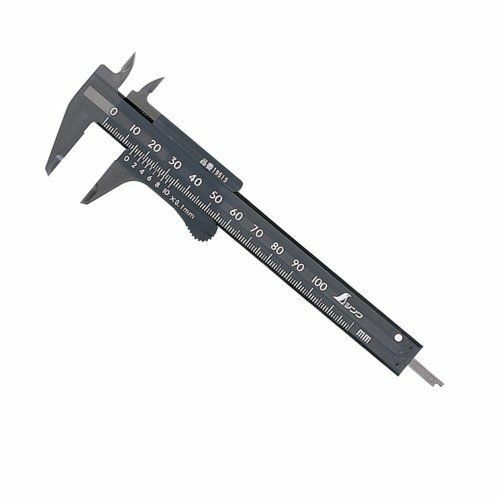 SHINWA Vernier Caliper 100mm Slide Caliper Metric Stainless Steel 19518 Track
