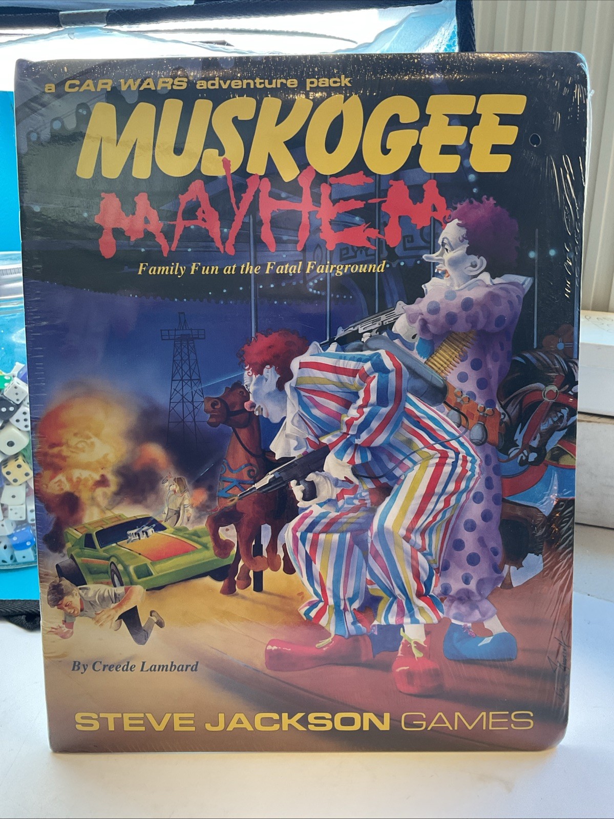 Muskogee Mayhem - Steve Jackson Games (SEALED) A Car Ears Adventure Pack